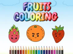 Peli FRUITS COLORING verkossa
