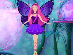 Peli Barbie Mariposa Dress Up verkossa