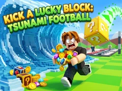 Peli Kick a Lucky Block: Tsunami Football verkossa