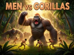 Peli Men Vs Gorillas verkossa