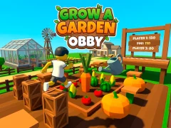 Peli Grow a Garden Obby verkossa
