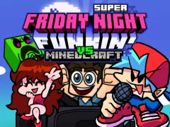 Peli Super Friday Night Funkin Vs Minecraft verkossa