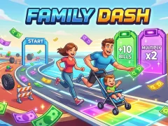 Peli Family Dash verkossa