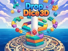 Peli Drop Dice 3D verkossa