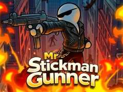 Peli Mr Stickman Gunner verkossa