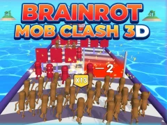 Peli Brainrot Mob Clash 3D verkossa