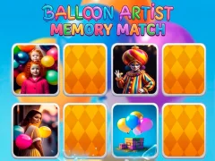 Peli Balloon Artist Memory Match verkossa