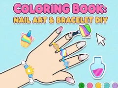 Peli Coloring Book: Nail Art & Bracelet Diy verkossa