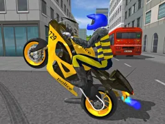 Peli Police Motorbike Race Simulator verkossa