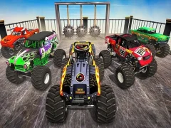 Peli Monster Truck Impossible Stunt Track verkossa