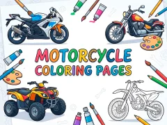 Peli Motorcycle Coloring Pages verkossa