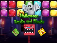 Peli Halloween Snake and Blocks verkossa
