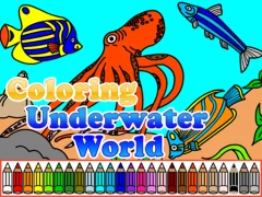 Peli Coloring Underwater World verkossa