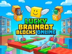 Peli Lucky Brainrot Blocks Online verkossa