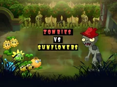Peli Zombies vs. Sunflowers verkossa