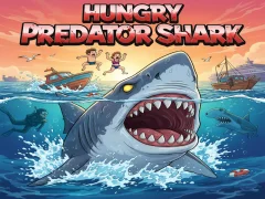 Peli Hungry predator shark verkossa