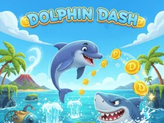 Peli Dolphin Dash verkossa