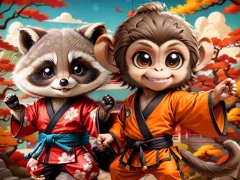 Peli Kung-Fu Little Animals verkossa