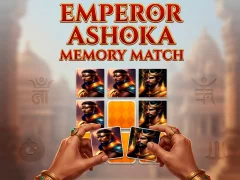 Peli Emperor Ashoka Memory Match verkossa