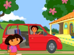 Peli Dora The explorer Dora's Ride-Along City Adventure verkossa