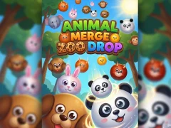 Peli Animal Merge Zoo Drop verkossa