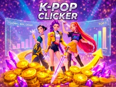 Peli K-pop. Clicker verkossa