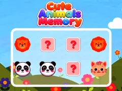 Peli Cute Animals Memory verkossa