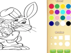 Peli Easter Bunny Coloring Book for Kids verkossa