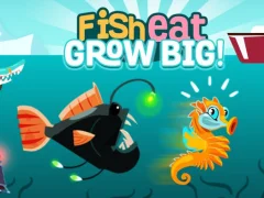 Peli Fish eat Grow big! verkossa