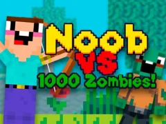 Peli Noob vs 1000 Zombies verkossa