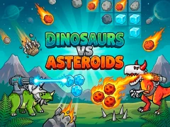 Peli Dinosaurs vs Asteroids verkossa