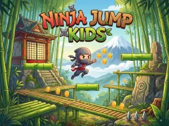 Peli Ninja Jump Kids verkossa