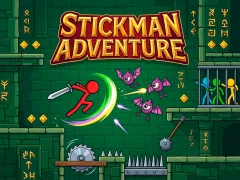Peli Stickman Adventure verkossa