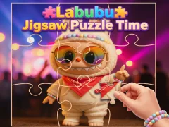 Peli Labubu Jigsaw Puzzle Time verkossa