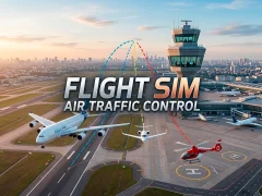 Peli Flight Sim Air Traffic control verkossa