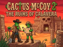Peli Cactus McCoy 2: Calavera Ruins verkossa