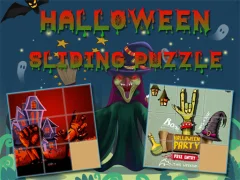 Peli Halloween Sliding Puzzle verkossa