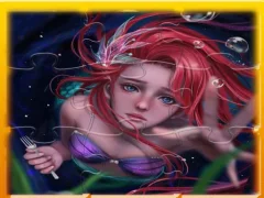 Peli Mermaid Ariel Princess Jigsaw Puzzle verkossa