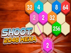 Peli Shoot 2048 Hexa verkossa