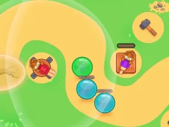 Peli Monkey Bubble Defense verkossa