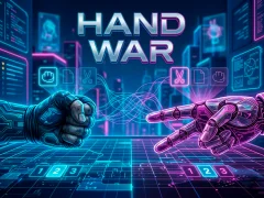 Peli Hand War verkossa