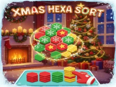 Peli Xmas Hexa Sort verkossa