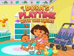 Peli Dora the Explorer Dora's Playtime with the Twins verkossa