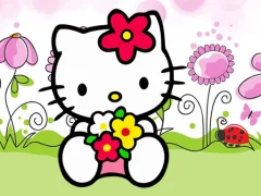 Peli Hello Kitty Jigsaw verkossa
