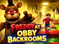 Peli Freddy at Obby Backrooms verkossa