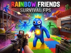 Peli Rainbow Friends Survival FPS verkossa