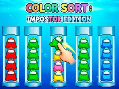 Peli Color Sort: Impostor Edition verkossa
