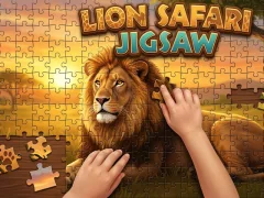 Peli Lion Safari Jigsaw verkossa