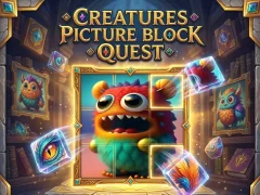 Peli Creatures Picture Block Quest verkossa