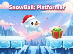 Peli SnowBall: Platformer verkossa